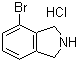 4-溴异吲哚啉盐酸盐分子结构 (CAS 923590-95-8)