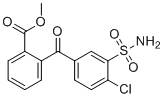 氯噻酮酸甲基酯杂质分子结构 (CAS 92433-89-1)