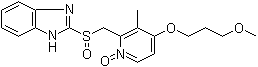 雷贝拉唑 N-氧化物分子结构 (CAS 924663-38-7)