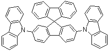 结构式 CAS# 924899-38-7, 9,9'-(9,9'-螺双[9H-芴]-2,7-二基)二-9H-咔唑
