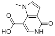 1-Methyl-4-oxo-4,5-dihydro-1h-pyrrolo[3,2-c]pyridine-7-carboxylic acid molecular structure (CAS 925917-49-3)