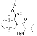 (1S,3aR,6aS)-2-[(2S)-2-Amino-3,3-dimethyl-1-oxobutyl]octahydrocyclopenta[c]pyrrole-1-carboxylic acid tert-butyl ester molecular structure (CAS 926276-16-6)