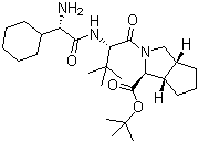 (1S,3aR,6aS)-2-[(2S)-2-[[(2S)-2-氨基-2-环己基乙酰]氨基]-3,3-二甲基-1-氧代丁基]八氢环戊烯并[c]吡咯-1-羧酸叔丁酯分子结构 (CAS 926276-18-8)