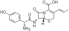 头孢丙烯分子结构 (CAS 92665-29-7)