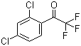 2',4'-二氯-2,2,2-三氟苯乙酮分子结构 (CAS 92736-81-7)