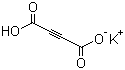 2-丁炔二酸单钾盐分子结构 (CAS 928-04-1)