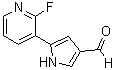 5-(2-氟-3-吡啶基)-1H-吡咯-3-甲醛分子结构 (CAS 928325-26-2)