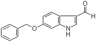 6-苄氧基吲哚-3-甲醛分子结构 (CAS 92855-64-6)