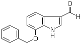 7-苄氧基吲哚-3-甲醛分子结构 (CAS 92855-65-7)