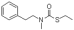 甲基(2-苯基乙基)硫代氨基甲酸 S-乙基酯分子结构 (CAS 92886-89-0)