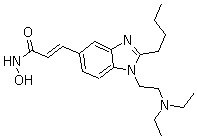 Pracinostat分子结构 (CAS 929016-96-6)