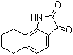 6,7,8,9-四氢-1H-苯并[g]吲哚-2,3-二酮分子结构 (CAS 92952-46-0)
