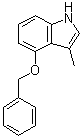 3-甲基-4-(苯基甲氧基)-1H-吲哚分子结构 (CAS 92962-49-7)