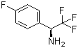 (1S)-2,2,2-三氟-1-(4-氟苯基)乙胺分子结构 (CAS 929804-89-7)