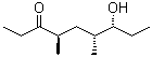 (4R,6R,7R)-7-羟基-4,6-二甲基-3-壬酮分子结构 (CAS 92999-14-9)
