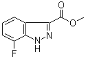 7-氟-1H-吲唑-3-羧酸甲酯分子结构 (CAS 932041-13-9)