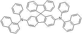 N2,N7-二-1-萘基-N2,N7-二苯基-9,9'-螺二[9H-芴]-2,7-二胺分子结构 (CAS 932739-76-9)