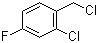 2-氯-4-氟苄氯分子结构 (CAS 93286-22-7)