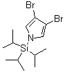 3,4-二溴-1-[三(异丙基)硅烷基]-1H-吡咯分子结构 (CAS 93362-54-0)