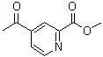 4-乙酰基吡啶-2-羧酸甲酯分子结构 (CAS 934016-09-8)