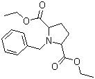 1-苄基吡咯烷-2,5-二甲酸二乙酯分子结构 (CAS 93478-48-9)