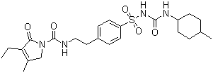 格列美脲分子结构 (CAS 93479-97-1)