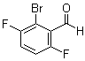 2-Bromo-3,6-difluorobenzaldehyde molecular structure (CAS 934987-26-5)