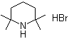 structure of CAS# 935-21-7, 2,2,6,6-Tetramethylpiperidine hydrobromide