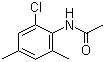 2-氯-4,6-二甲基乙酰替苯胺分子结构 (CAS 93506-80-0)