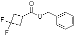 3,3-二氟环丁烷甲酸苄酯分子结构 (CAS 935273-86-2)