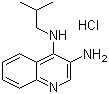 N4-(2-甲基丙基)-3,4-喹啉二胺盐酸盐分子结构 (CAS 935521-01-0)