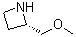 (2S)-2-(甲氧基甲基)吖丁啶分子结构 (CAS 935668-27-2)