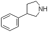 structure of CAS# 936-44-7, 3-Phenylpyrrolidine