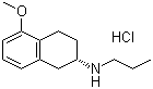 (S)-1,2,3,4-四氢-5-甲氧基-N-丙基-2-萘胺盐酸盐分子结构 (CAS 93601-86-6)
