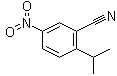 2-异丙基-5-硝基苯甲腈分子结构 (CAS 936125-96-1)
