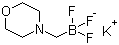 Potassium trifluoro(4-morpholinylmethyl)borate molecular structure (CAS 936329-94-1)