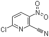 6-氯-2-氰基-3-硝基吡啶分子结构 (CAS 93683-65-9)