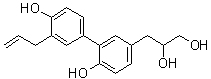 结构式 CAS# 93697-42-8, Magnolignan C