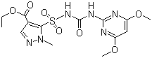 吡嘧磺隆分子结构 (CAS 93697-74-6)