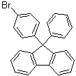 9-(4-溴苯基)-9-苯基芴分子结构 (CAS 937082-81-0)