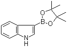 吲哚-3-硼酸频哪醇酯分子结构 (CAS 937366-54-6)