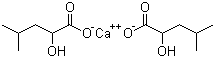 2-羟基-4-甲基戊酸钙盐分子结构 (CAS 93778-33-7)