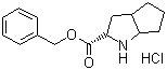 结构式 CAS# 93779-31-8, (S,S,S)-2-氮杂双环[3,3,0]辛烷-3-羧酸苄酯盐酸盐