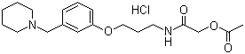 盐酸罗沙替丁醋酸酯分子结构 (CAS 93793-83-0)