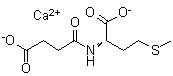 N-(3-羧基-1-氧代丙基)-DL-蛋氨酸钙盐分子结构 (CAS 93805-87-9)