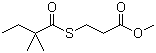 3-[(2,2-二甲基-1-氧代丁基)硫]丙酸甲酯分子结构 (CAS 938063-63-9)