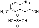 2-羟乙基对苯二胺硫酸盐分子结构 (CAS 93841-25-9)