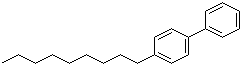 结构式 CAS# 93972-01-1, 4-正壬基联苯; 对壬基联苯