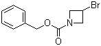3-溴-1-氮杂环丁烷甲酸苄酯分子结构 (CAS 939759-25-8)