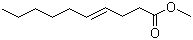 (E)-4-癸烯酸甲酯分子结构 (CAS 93979-14-7)